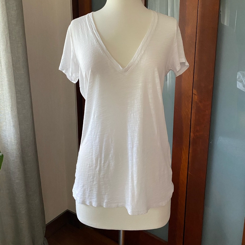 David Lerner White tee XS